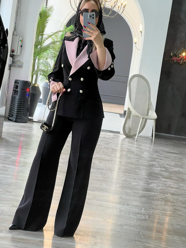 کت و شلوار بلک پینکی💯😍عالی و شیک👌