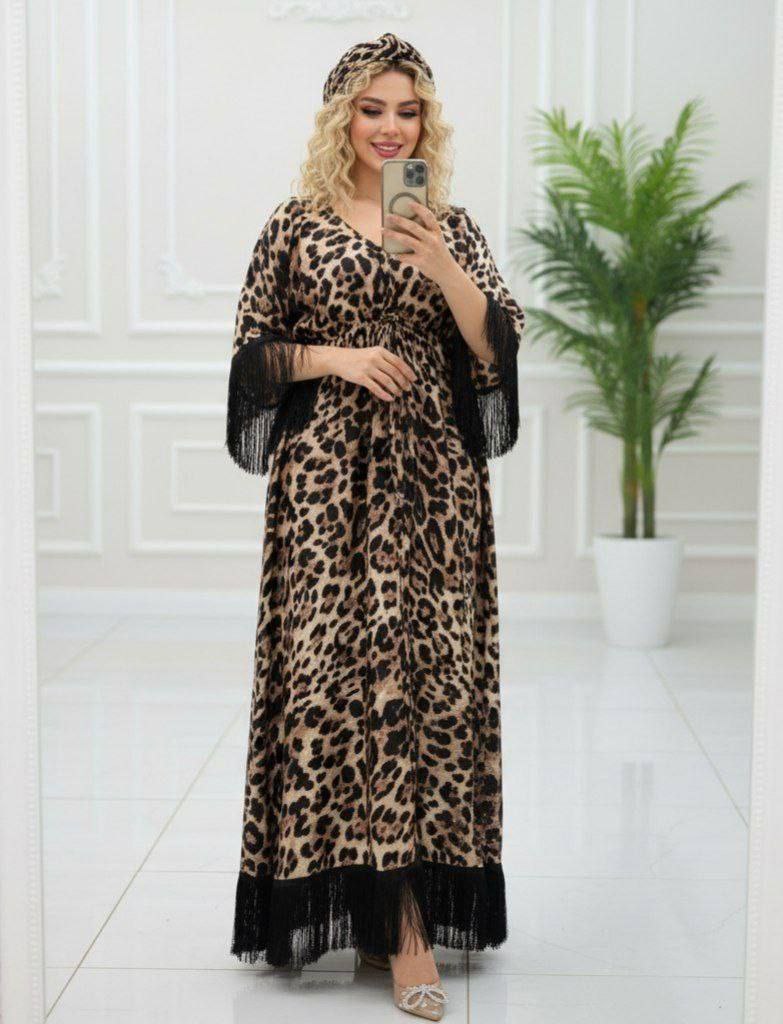 عبا پلنگی سلوا جنس کراش کش با کیفیت 😍✨🎀