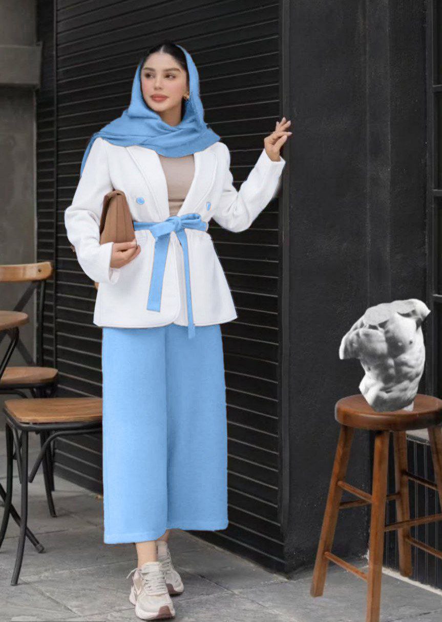 ست کت و شلوار  آزیتا مازراتی جذاب کد 98780😇🎀