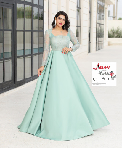 پیراهن مجلسی بسیار شیک و پرفروش پناه😍💯✅ارسال5روز پس از ثبت👌کد411