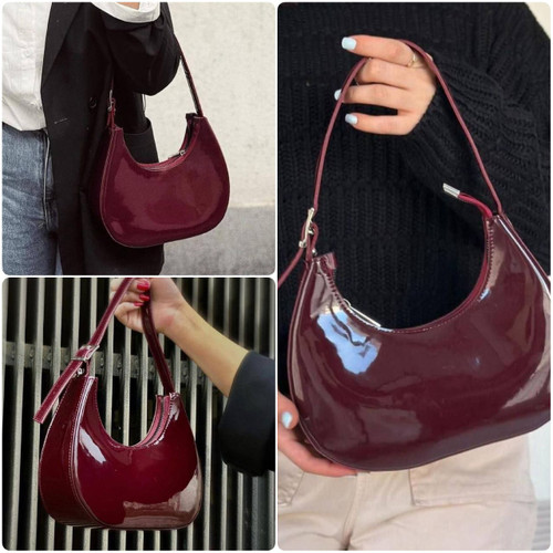 کیف جذاب و زیبا مدل ناردون آلبالویی شیک کد 82665🍒🤩