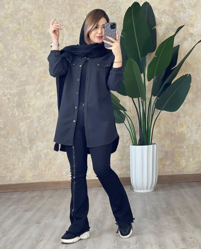 مانتو بغل زیپ فریما با دو سایز🎀🎀🎀۳۵۵