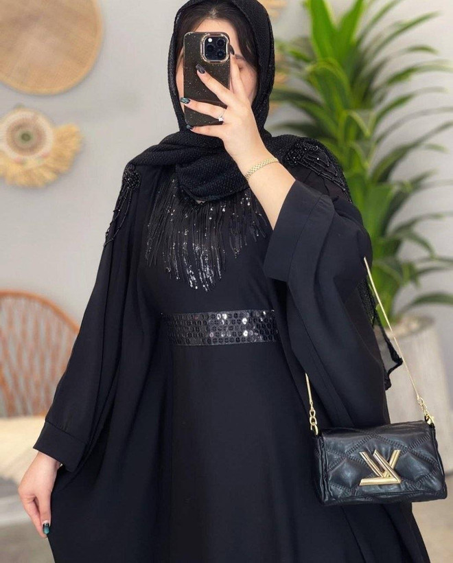 عبایی سرپوش دار مهلقا 🌺a کد#۱۲۴۲⚡