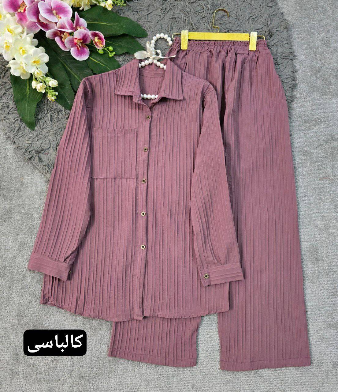 ست مانتو شلوار سنبل الطیب🩵n کد#۷۶۶۱💫