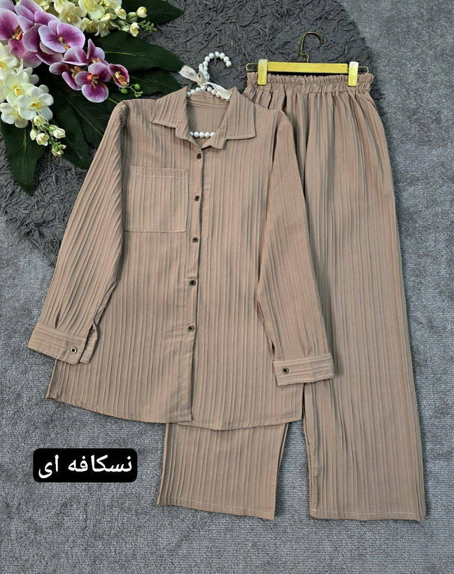 ست مانتو شلوار سنبل الطیب🩵n کد#۷۶۶۱💫