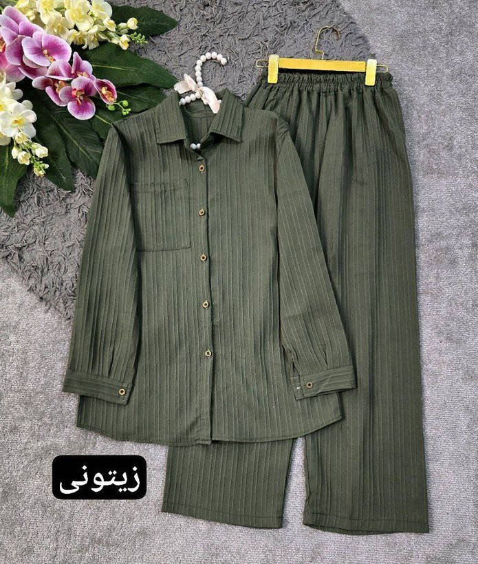 ست مانتو شلوار سنبل الطیب🩵n کد#۷۶۶۱💫