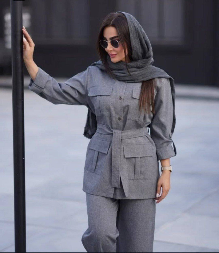 مانتو و شلوار مدل کژال 🌺 a کد#۱۳۵۶🌱