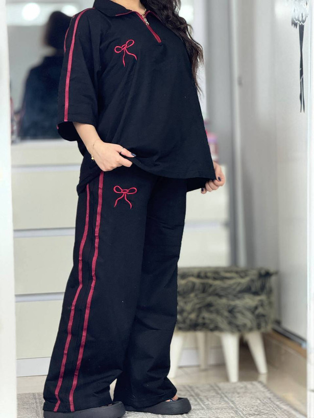ست تیشرت و شلوار ژاله🤍 a کد #۱۲۶۱۱🌷