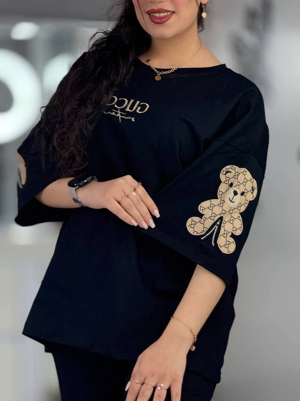 ست تیشرت شلوار خرسی🐻 n کد#۴۴۲۵۵❤️
