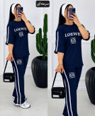 ست تیشرت شلوار loewe💜 sh کد#۲۶۵۱🌷