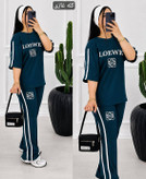 ست تیشرت شلوار loewe💜 sh کد#۲۶۵۱🌷