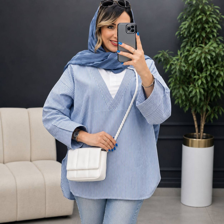 تونیک مانتویی نیکیتا 💖 n کد#۷۹۰۴⭐