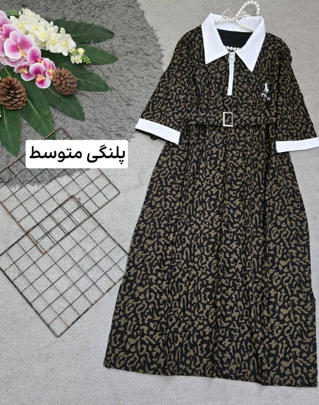 پیراهن پلنگی مدل آلما❣️ n کد #۲۲۸۶۴✨