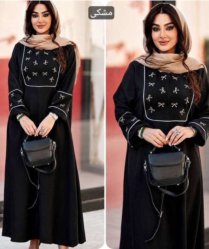 پیراهن نورا جدید زیبااا🫠☘️ n کد #۴۴۳۹۴⭐