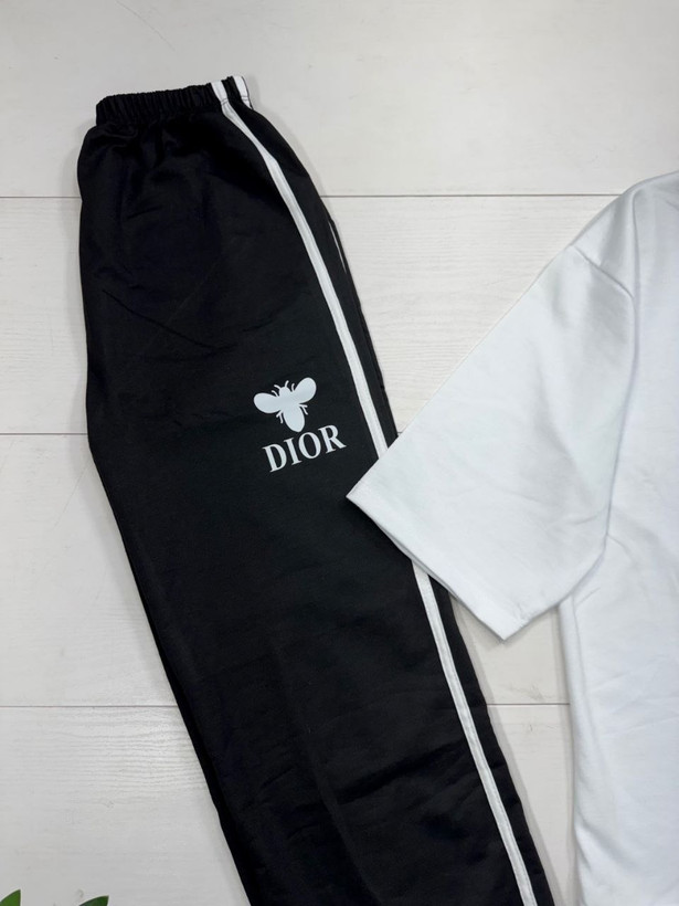 ست تیشرت شلوار DIOR قشنگ 🤩 a کد #۲۳۴۰۳💛