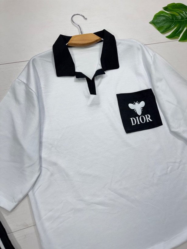 ست تیشرت شلوار DIOR قشنگ 🤩 a کد #۲۳۴۰۳💛