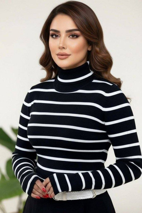 بادی فینگردار راه راه جذاب 🤍🖤 a کد#۲۳۷۱۵✨